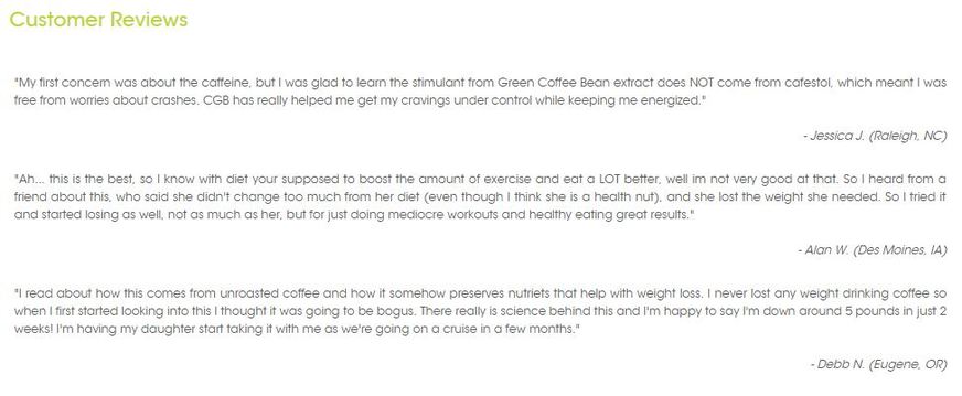 See what others are saying about our green coffee bean pure extract.